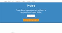 Desktop Screenshot of prebid.org